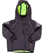 Molo black soft shell MPP hooded jacket