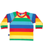Molo t-shirt met welbekende regenboog streepjes