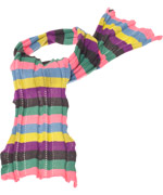 Soperbe Ã©charpe en tricot multicolore par Minymo