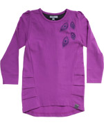Minymo purple tunic with girly details