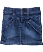 Minymo blue denim mini-skirt