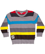 Minymo classic pullover with colored details