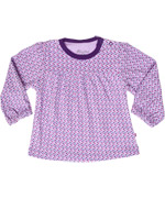 Minymo baby blouse with multi-colored dots