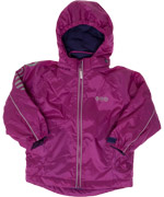 Minymo girls winter jacket in purple