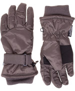 Minymo basis bruin-grijze ski-handschoenen