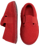 Melton amazing wool slippers in bright red