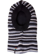 Melton superb wool balaclava with stripes