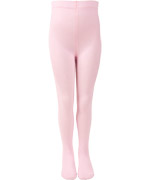 Melton plain tights in classic baby rose