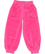SmÃ¥folk fantastic baggy velour pants in pink