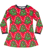 SmÃ¥folk Christmas tree printed dress