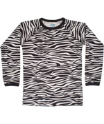 Ej Sikke Lej zebra striped t-shirt