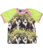 Molo cute cat printed baby t-shirt