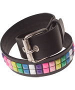 Molo punky belt with colorful pyramid studs