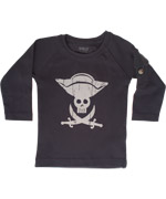 Wheat fierce pirate printed baby T-shirt