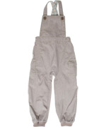 Mini A Ture striped overalls, with cool checked linings