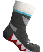 Ubang fierce shark socks