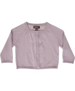 Norlie classic baby cardigan in old rose