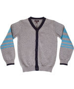 Norlie super classic cardigan in heavy cotton knit