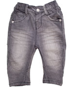 Minymo trendy grey, straight baby jeans