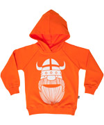 DanefÃ¦ funky orange viking hoodie