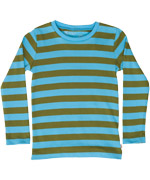 Katvig ocean and seaweed striped long sleeve T-shirt