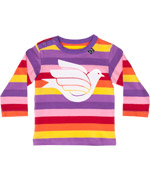 T-shirt Ã  rayures multi-colores 'love-bird' par DanefÃ¦