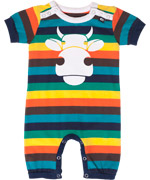 DanefÃ¦ sweet summer suit with funny cow