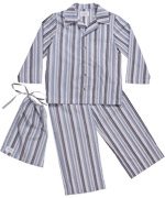 Wheat klassiek gestreepte katoenen pyjama