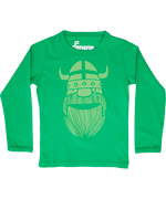 DanefÃ¦ lovely green T-shirt with fluo Erik