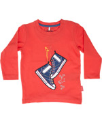 Name It cool shoe printed red t-shirt