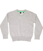 Molo soft grey V-neck classical sweater