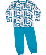 Name it funky pyjama met skateboard print