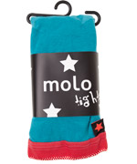 Molo minty ocean tights with flashy fluo