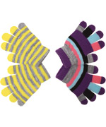 Molo funky set of bright striped gloves