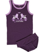 Name It violet underwear set with lucky charm print