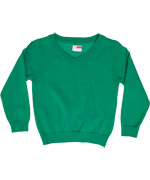 Name It basic V-neck green sweater