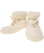 Name It baby white knitted slippers