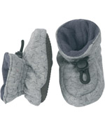 Chaussons grises en coton avec Ã©toiles par Melton