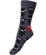 Melton funny alien printed socks