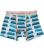 Melton blue mini busses printed boxer briefs