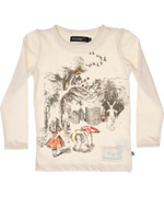 Minymo mooie t-shirt met Alice in Wonderland print