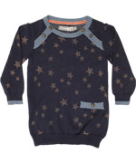 Minymo adorable star knitted dress for little girls