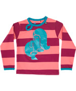 DanefÃ¦ hippe roze streepjes t-shirt met zeemeermin