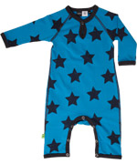 Molo star printed blue playsuit