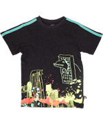 T-shirt 'dinosaure' dans la ville' par Molo