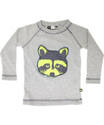 Molo fluo raccoon patched T-shirt