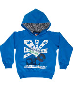 Name It high blue hoodie for music fans
