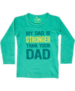 Name It green 'dad' printed t-shirt