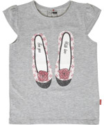 Name It t-shirt with ballerina shoe print
