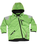 Molo neon green soft shell jacket